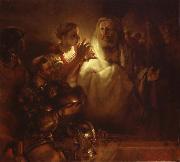 St Peter-s Denial REMBRANDT Harmenszoon van Rijn